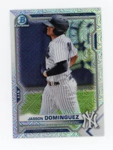 2021 Bowman Jasson Dominguez Mega Box Chrome Mojo New York Yankees BCP-13 - Picture 1 of 2