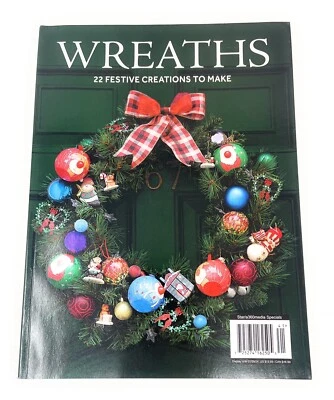 WREATHS 22 Festive Creations To Make Book Magazine Christmas Holiday Decor New - Image 1 of 3