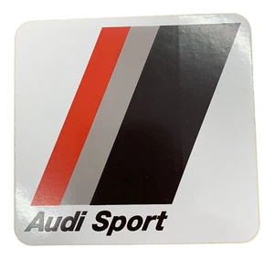 Original Audi Sport Aufkleber 10x10cm selbstklebend - Picture 1 of 1