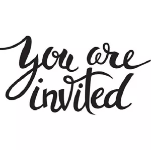 You Are Invited 4,25x5,75 Darice Prägefolder Party 30023125 - Bild 1 von 1