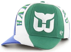 Hartford Whalers NHL '47 MVP DP Vintage Royal Circuit Hat Cap Adult Adjustable - Picture 1 of 3