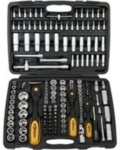 Llave de vaso caja de crujido 172 piezas 1/4”+3/8”+1/2” caja de tuercas trinquete 4415717 - Imagen 1 de 1