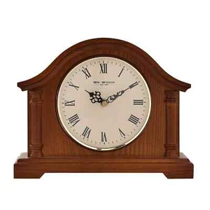 Widdop gebrochener Bogen Holzmantel Uhr W2651W - Bild 1 von 4