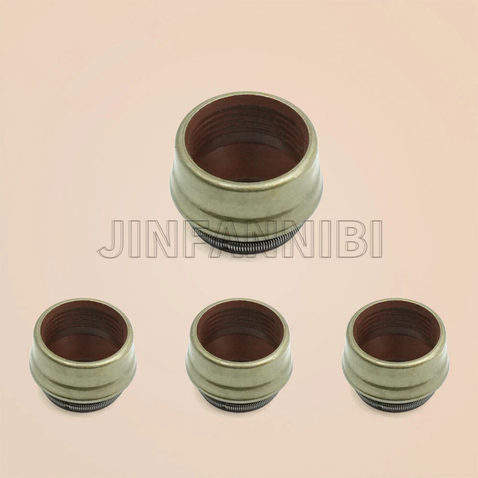 4PCS Valve Stem Seal Kit for Harley-Davidson Sportster 883 1100 1200 1986-2004 - Image 1 of 4