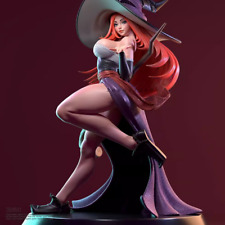 45mm Figure Height Resin Witch Lady Halloween unpainted unassembled TD-6511