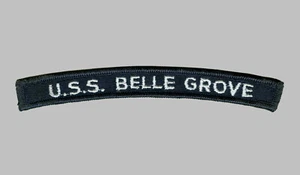 US Navy LSD-2 USS Belle Grove Dock Landing Ship UIM Shoulder Rocker Tab - Picture 1 of 1