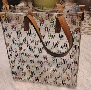 Dooney & Bourke IT Lunch Bag Tote Small - Clear Used And One Imperfection READ - Picture 1 of 9
