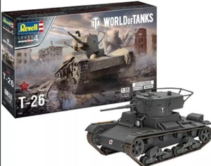 Kit Modelo Revell Escala 1:35 T-26 Ruso Soviético World of Tanks Military 03505 - Imagen 1 de 5