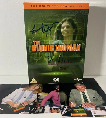 BIONIC WOMAN Season 1 DVD (REGION 2 PAL) signed by Lindsay Wagner & R. Anderson - Image 1 of 4