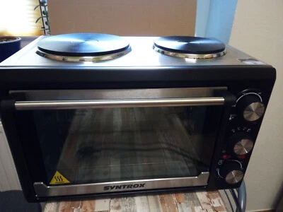 Minibackofen mit Umluft und Kochplatten - Bild 1 von 4