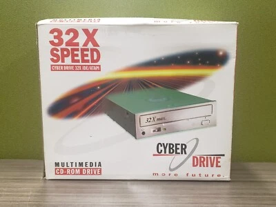 Cyber Drive 32x Speed Multimedia CD-Rom Drive CD-R / CD-RW - Image 1 of 4