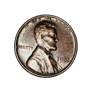 1955 P Lincoln Wheat Cent - Picture 1 of 5