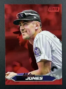 NOLAN JONES 2024 Topps Stadium Club #179 Red Parallel Colorado Rockies - Bild 1 von 2