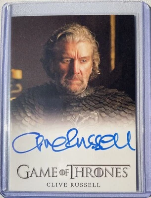 Game of Thrones Clive Russel Autograph Ser Tully The Complete Series Volume 2  - Image 1 of 2