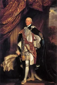 Oil painting john singleton copley - baron graham standing in landscape canvas - Picture 1 of 1