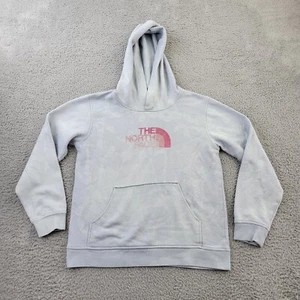 The North Face Hoodie Girls Large Gray Performance/Cotton Pockets Long Sleeve - Picture 1 of 10