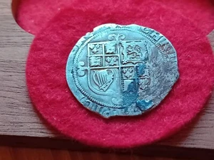 1644-45 Charles I Hammered Silver Shilling MM (R) 5.793g CO23CB - Picture 1 of 4