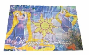Princess Happy Birthday Wall Backdrop 39x58 Inches- New 👑 - Picture 1 of 6