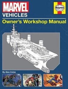 Marvel Vehicles Owner's Workshop Manual by Alex Irvine Book The Cheap Fast Free