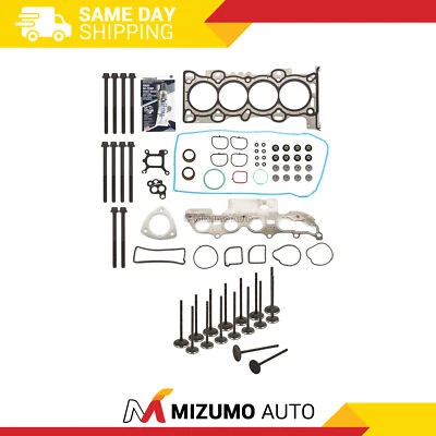 Head Gasket Set Intake Exhaust Valves Fit 09-12 Ford Escape Mercury 2.5L - Image 1 of 4