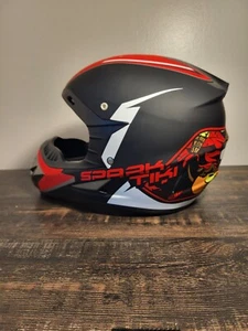 Motocross Helmet w/ Goggles, Gloves, And Mask Sanqing Spark Tiki (Small) - Bild 1 von 9