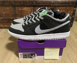 NEW 2020 Shadow J-Pack Nike SB Dunk Low Pro Medium Grey BQ6817-007 Size 12 DS - Picture 1 of 12