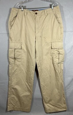 Pantalones cargo Bob Timberlake para hombre talla 36 X 32 caqui tostado Foto 1 de 4
