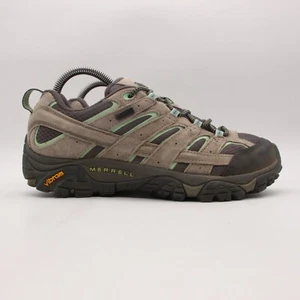 Scarpe da trekking Merrell Moab 2 da donna taglia US 8,5 Drizzle/come nuove J06028 impermeabili - Foto 1 di 11