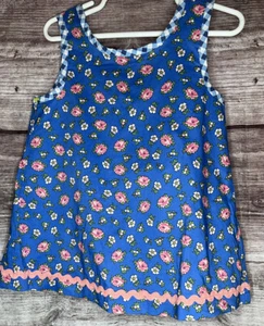 NWT MATILDA JANE Flying Kites Tunic Brilliant Daydreams MTJ Girls Blue Floral 4 - Picture 1 of 7