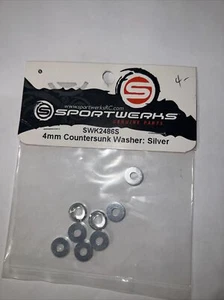 Vintage RC Auto Sportwerks SWK2486S 4mm Senkscheibe silber - Bild 1 von 2