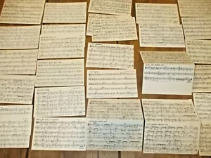 Lot of 25 Vintage TUNE DEX Performance Rights Music Cards Various Titles 1950's - Picture 1 of 8
