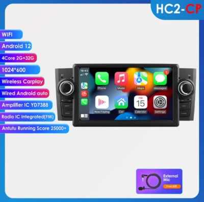 Autoradio Fiat Grande Punto 2007-2012 7” Android 13 Carplay - Imagen 1 de 4