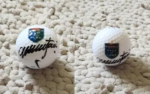 COLIN MONTGOMERIE Signed WORLD GOLF HALL of FAME Logo Golf Ball - Picture 1 of 4