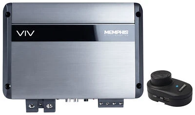 Memphis Audio VIV1500.1V2 SixFive Series 1500w Mono Car Amplifier+Bass Remote