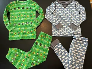 Boys Gymboree Two Piece Pajama Set Size 2t Cuddle Duds Leprechaun Lot - Picture 1 of 5