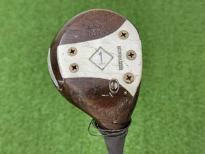 1938 MacGregor Super Bap 2 Star Persimmon Driver #1 Right Handed Classic Club - Picture 1 of 9
