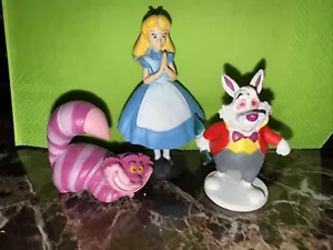 Disney Alice im Wunderland Cheshire Die Katze, Alice und das weiße Kaninchen - Bild 1 von 17