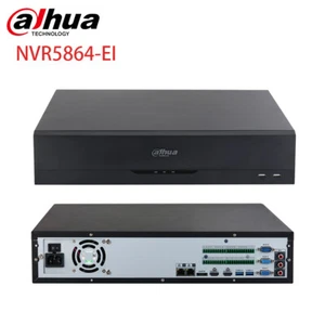 Dahua 64CH NVR NVR5864-EI 2U 8HDDs 32MP WizSense Network Video Recorder US - Picture 1 of 4