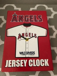 MLB ANAHEIM ANGELS JERSEY CLOCK - Picture 1 of 3