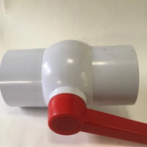 PVC COMPACT BALL VALVE -4" Threaded - Sanipro New - Picture 1 of 20
