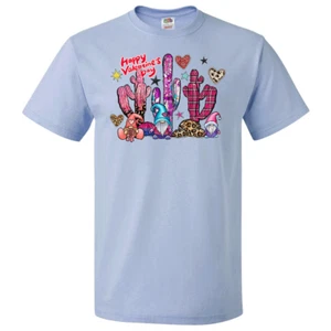 Kurzärmliges T-Shirt: Valentinstag - ""Happy Valentine's Day (Desert Gnome)" (V69) - Bild 1 von 5