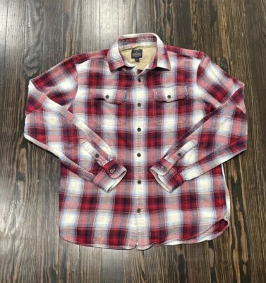 Gap x Pendleton Flannel Shirt Men’s Medium Regular Plaid Red Cotton  - Image 1 of 4