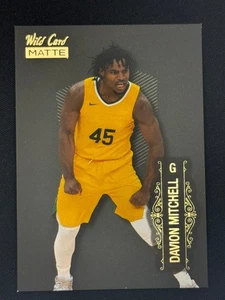 2022 Wild Card Matte Davion Mitchell Black #LBC-5 - Picture 1 of 2