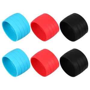 3 Paia Manicotto Impugnatura Manubrio Bici Protezioni Silicone Anello di Tenuta - Foto 1 di 12