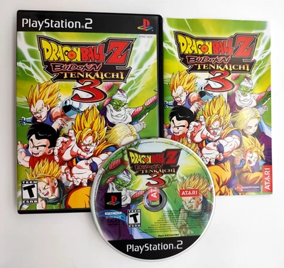 Dragon Ball Z: Budokai Tenkaichi 3 (Sony PlayStation 2 PS2, 2007) COMPLETO CIB - Immagine 1 di 4