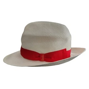 Borsalino Giulietta Panama Fine Wide Brim Hat Size 7 1/8 - Picture 1 of 8