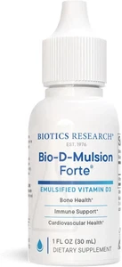Biotics Research Bio D Mulsion FORTE  Emulsified Vitamin D3 Drops 2000 IU - Picture 1 of 2