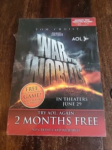 War of the Worlds Game AOL Demo Disc CD ROM 2005 SEALED Cruise Speilberg - Picture 1 of 9