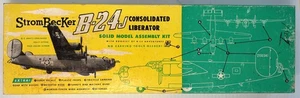 STROMBECKER C-76 1/72 CONSOLIDATED B-24 LIBERATOR WW2 USAAF SOLID WOOD MODEL KIT - Picture 1 of 11