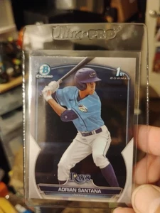 Adrian Santana 2023 BOWMAN CHROME 1st #BDC-130 Tampa Bay Rays RC - Picture 1 of 2